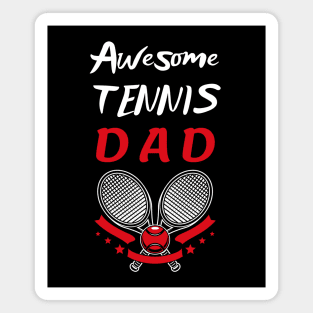 US Open Tennis Dad Racket and Ball Magnet